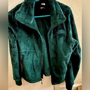 North face velvet green jacket